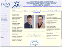 Tablet Screenshot of gestalttherapie-augsburg.de